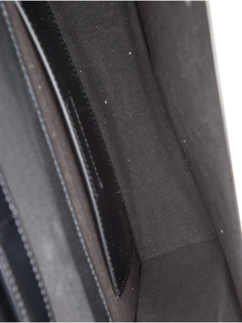 Givenchy Black Leather Shoulder Bag with Silver Chain Detail